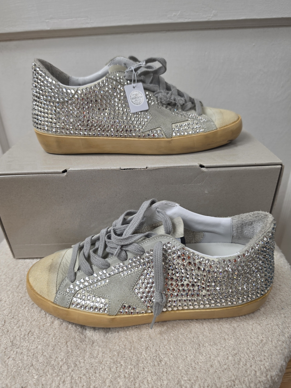 Golden Goose Swarvoski Crystal Superstars